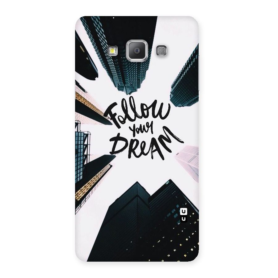 Follow Dream Back Case for Galaxy A7