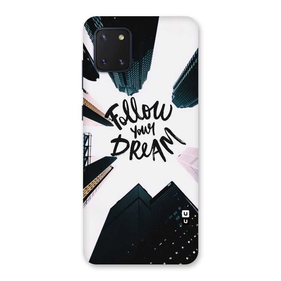 Follow Dream Back Case for Galaxy Note 10 Lite