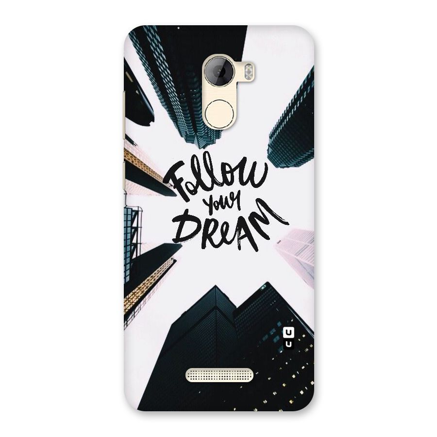 Follow Dream Back Case for Gionee A1 LIte