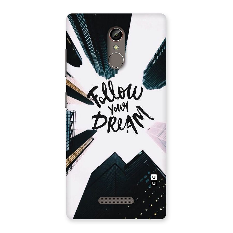 Follow Dream Back Case for Gionee S6s