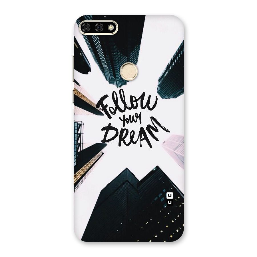 Follow Dream Back Case for Honor 7A