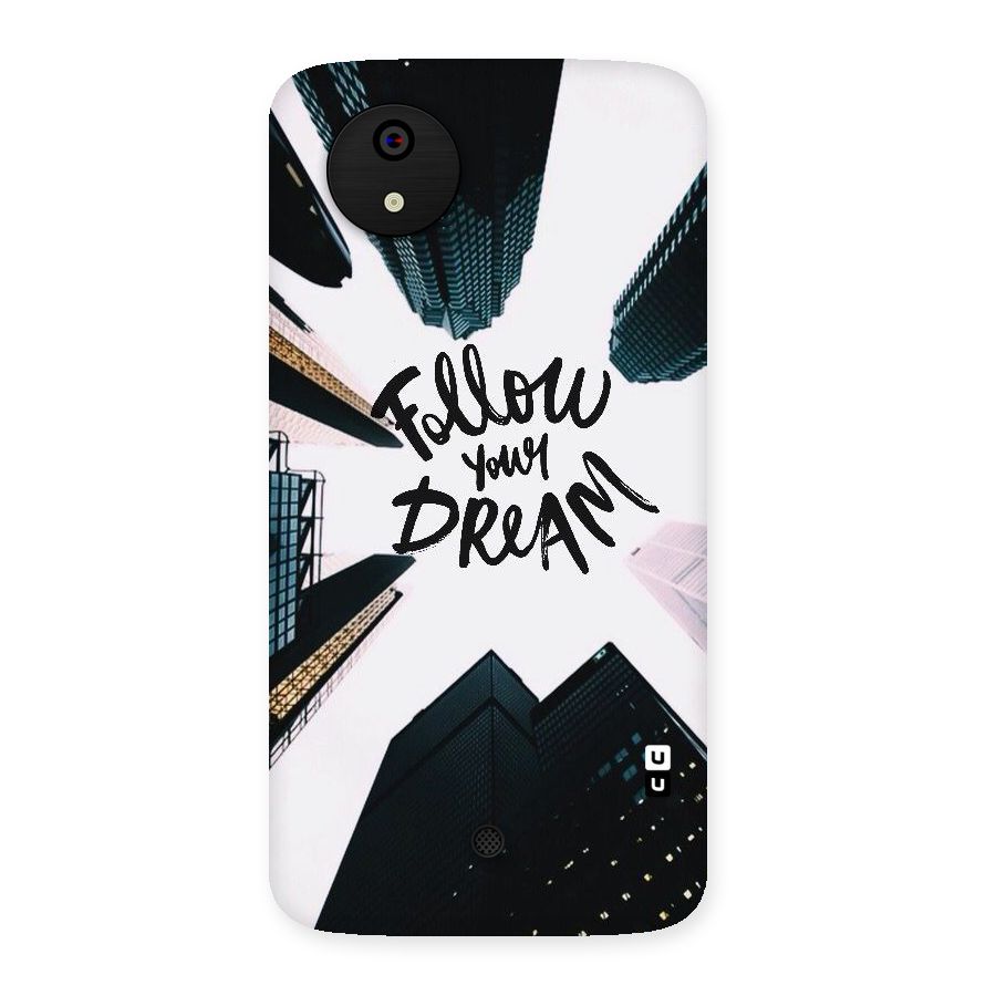Follow Dream Back Case for Micromax Canvas A1