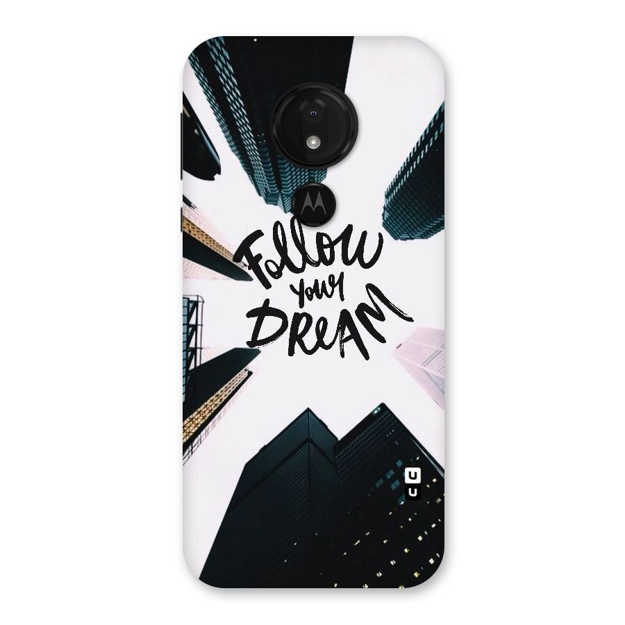 Follow Dream Back Case for Moto G7 Power