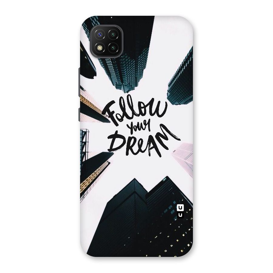 Follow Dream Back Case for Poco C3