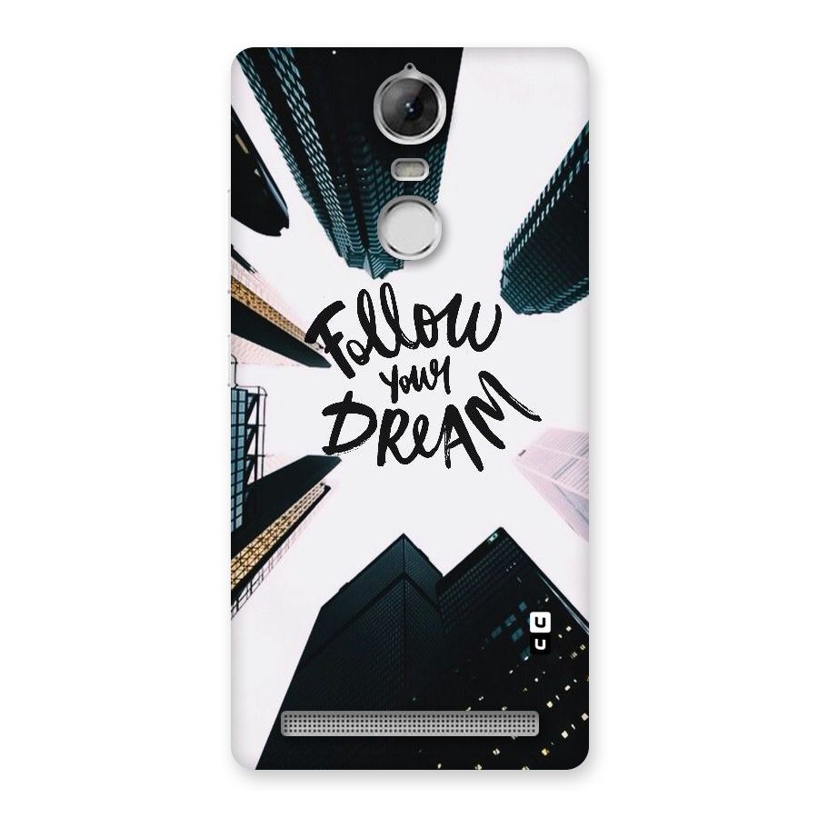 Follow Dream Back Case for Vibe K5 Note