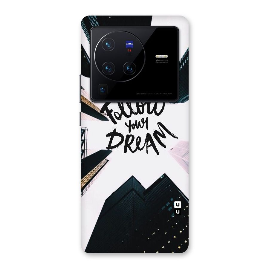 Follow Dream Back Case for Vivo X80 Pro