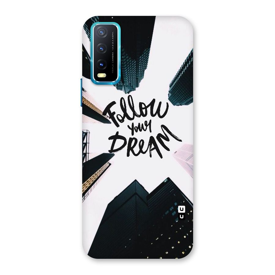 Follow Dream Back Case for Vivo Y20G