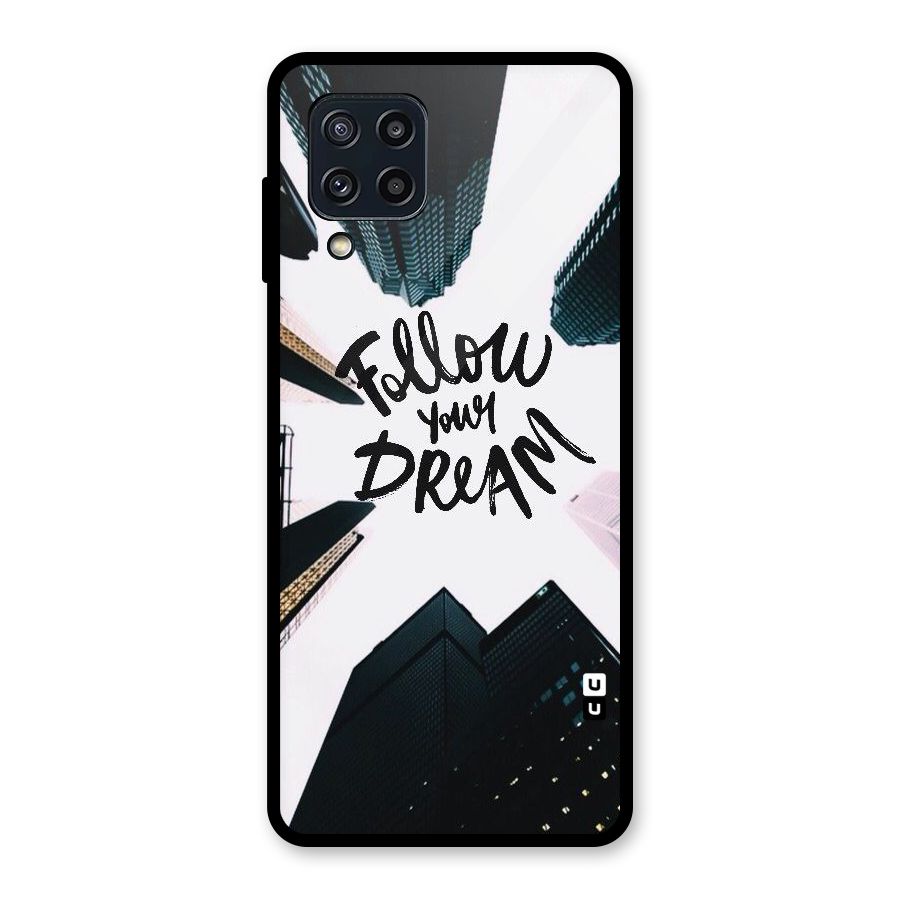 Follow Dream Glass Back Case for Galaxy M32