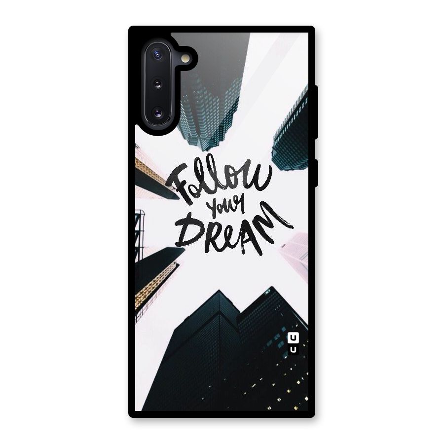 Follow Dream Glass Back Case for Galaxy Note 10