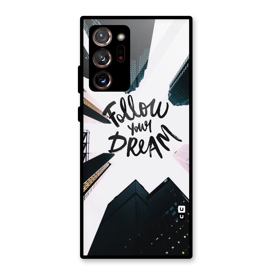 Follow Dream Glass Back Case for Galaxy Note 20 Ultra 5G