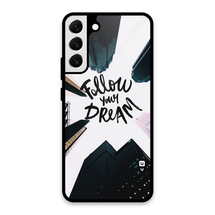 Follow Dream Glass Back Case for Galaxy S22 Plus 5G