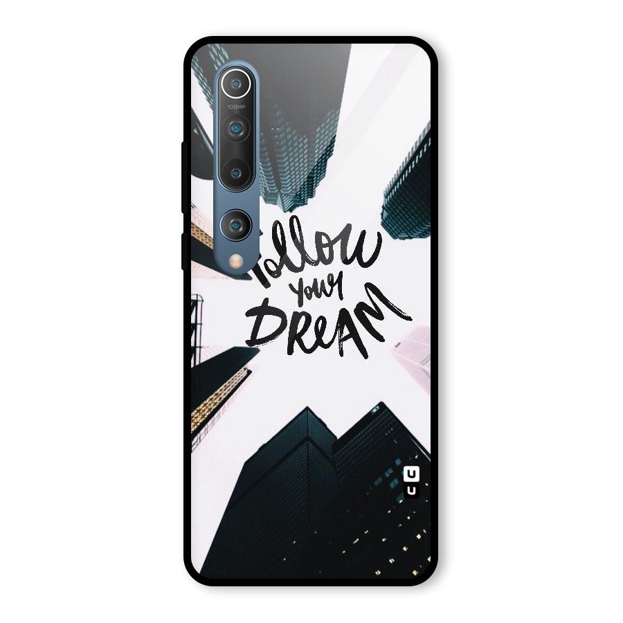 Follow Dream Glass Back Case for Mi 10