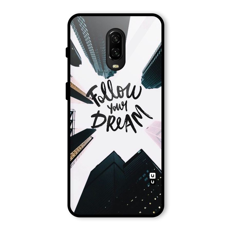 Follow Dream Glass Back Case for OnePlus 6T