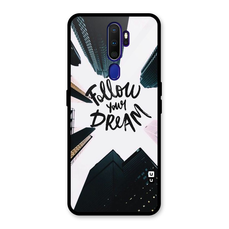 Follow Dream Glass Back Case for Oppo A9 (2020)