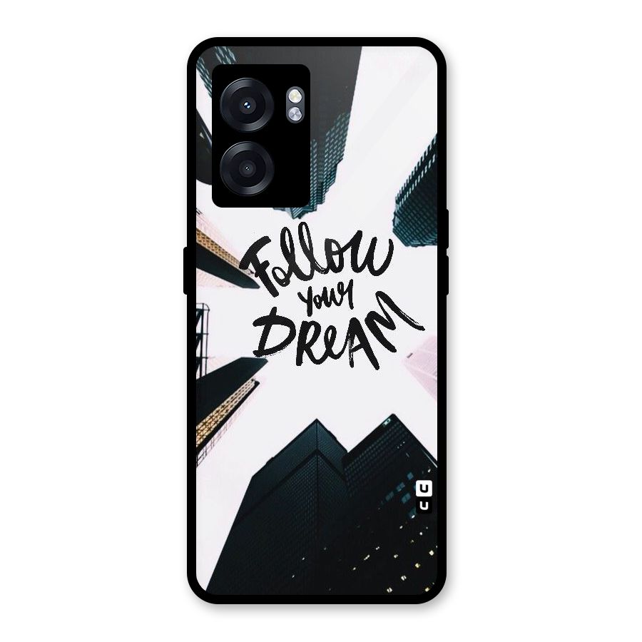 Follow Dream Glass Back Case for Realme Narzo 50 5G