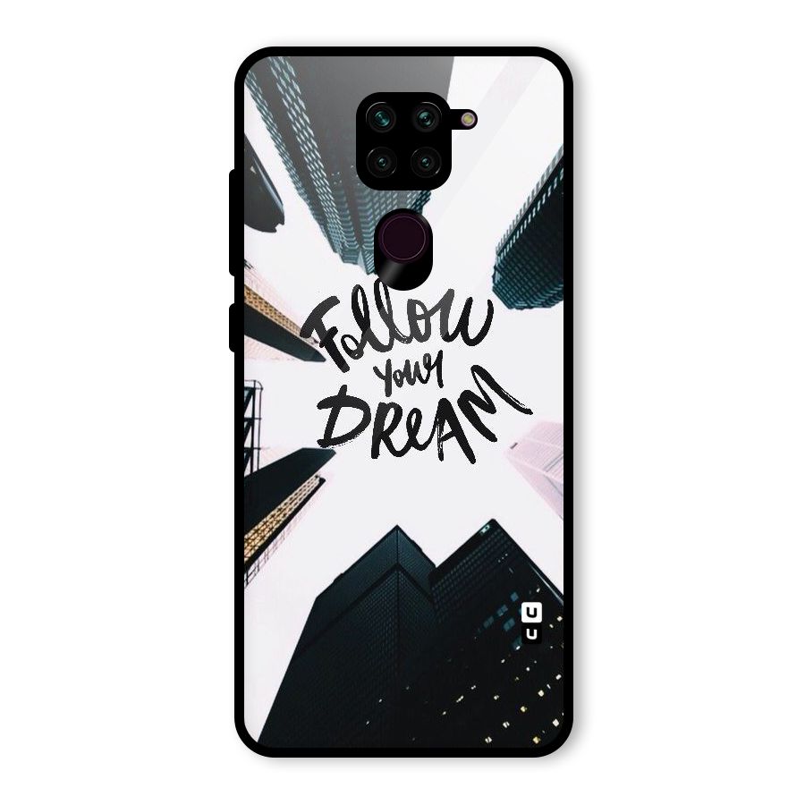 Follow Dream Glass Back Case for Redmi Note 9