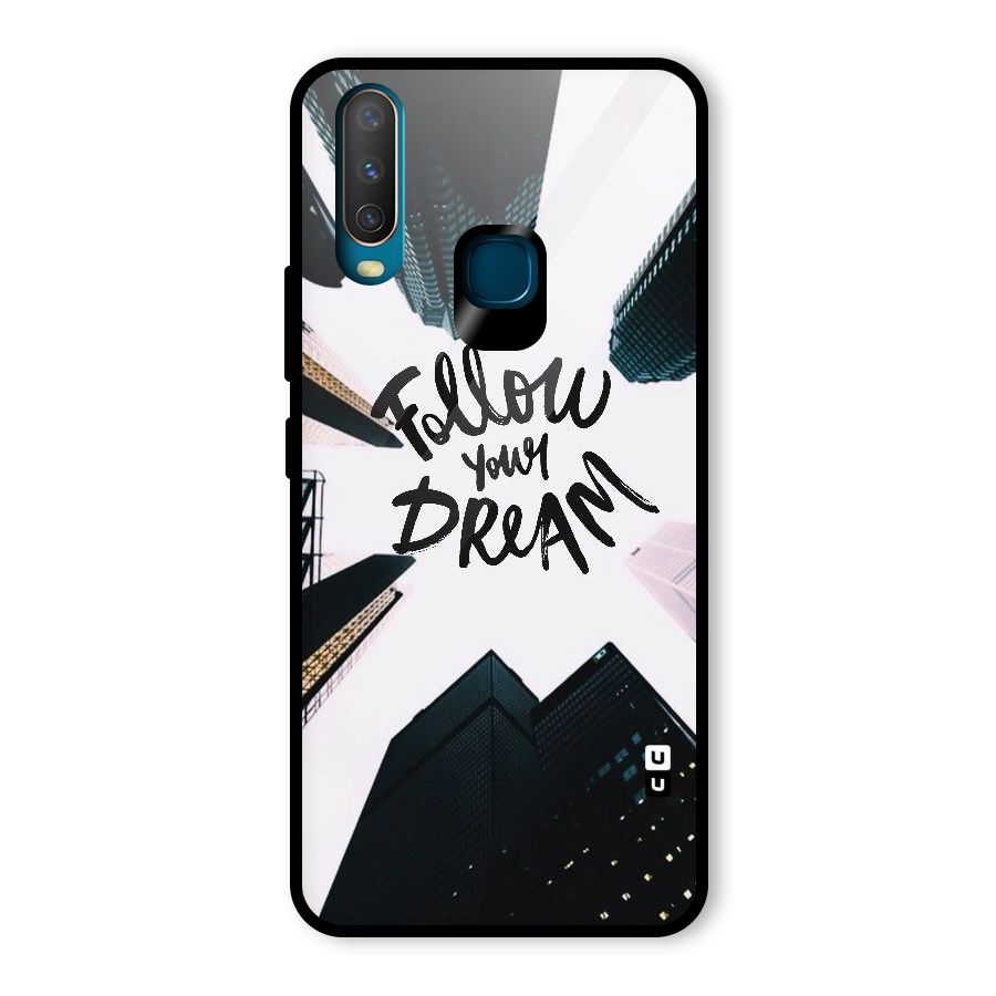 Follow Dream Glass Back Case for Vivo U10