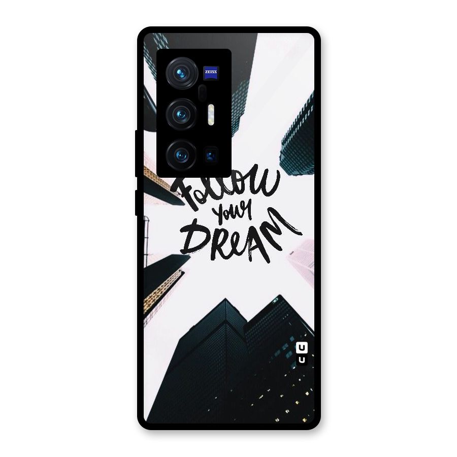 Follow Dream Glass Back Case for Vivo X70 Pro Plus