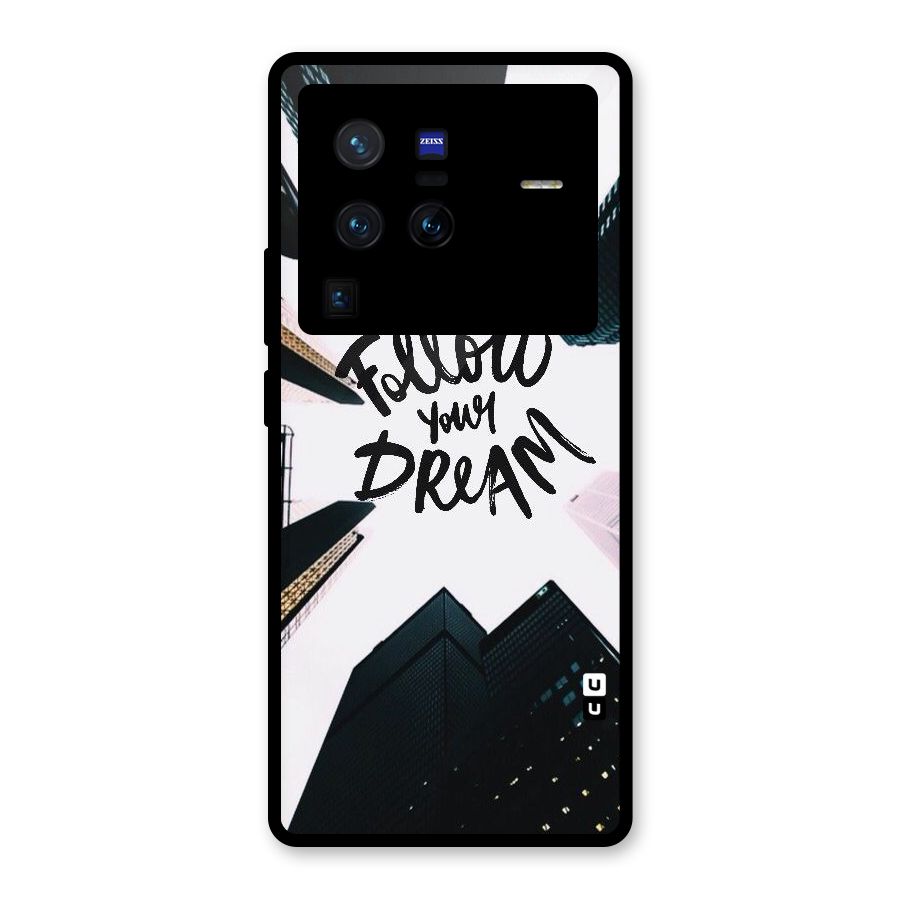 Follow Dream Glass Back Case for Vivo X80 Pro