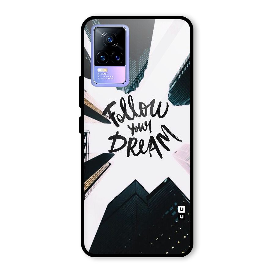 Follow Dream Glass Back Case for Vivo Y73