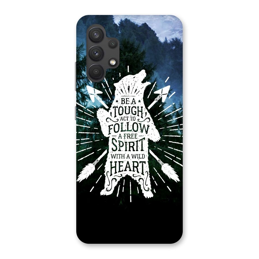 Follow Spirit Heart Back Case for Galaxy A32