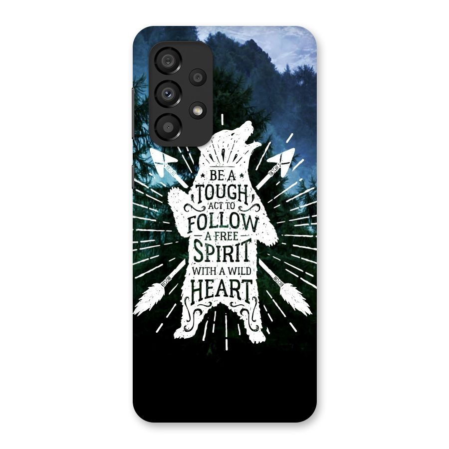 Follow Spirit Heart Back Case for Galaxy A33 5G