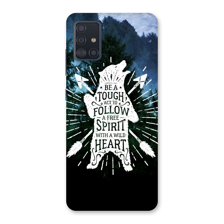 Follow Spirit Heart Back Case for Galaxy A51