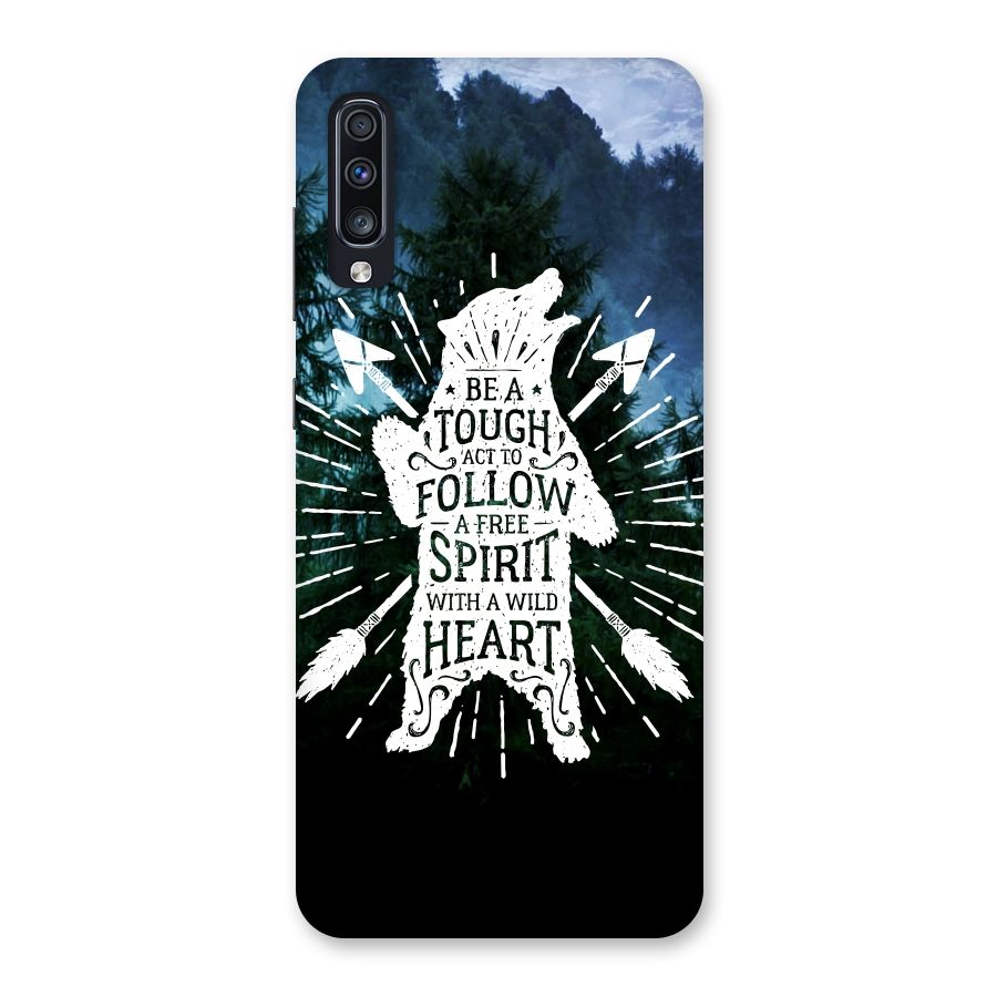 Follow Spirit Heart Back Case for Galaxy A70