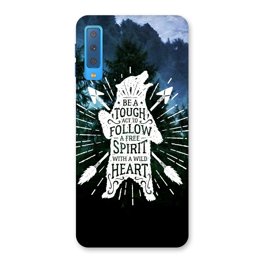 Follow Spirit Heart Back Case for Galaxy A7 (2018)