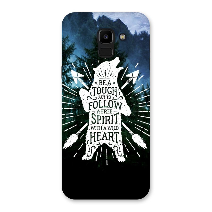 Follow Spirit Heart Back Case for Galaxy J6