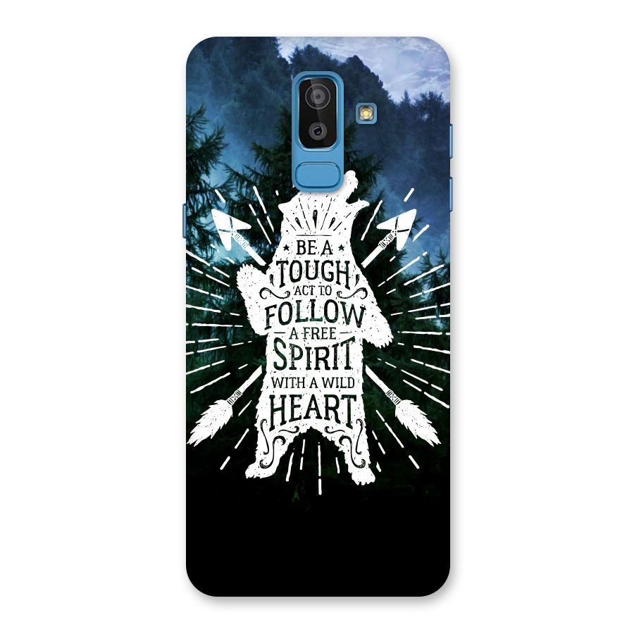 Follow Spirit Heart Back Case for Galaxy J8