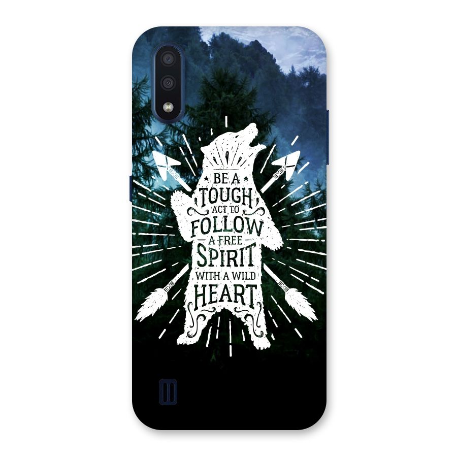 Follow Spirit Heart Back Case for Galaxy M01