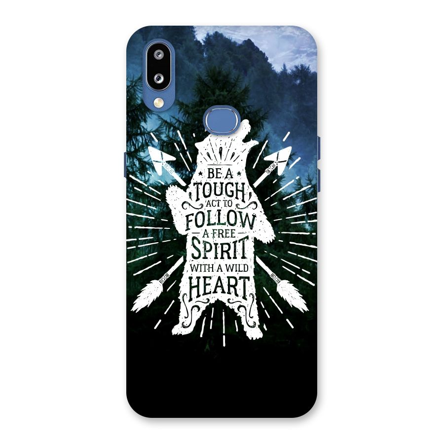 Follow Spirit Heart Back Case for Galaxy M01s