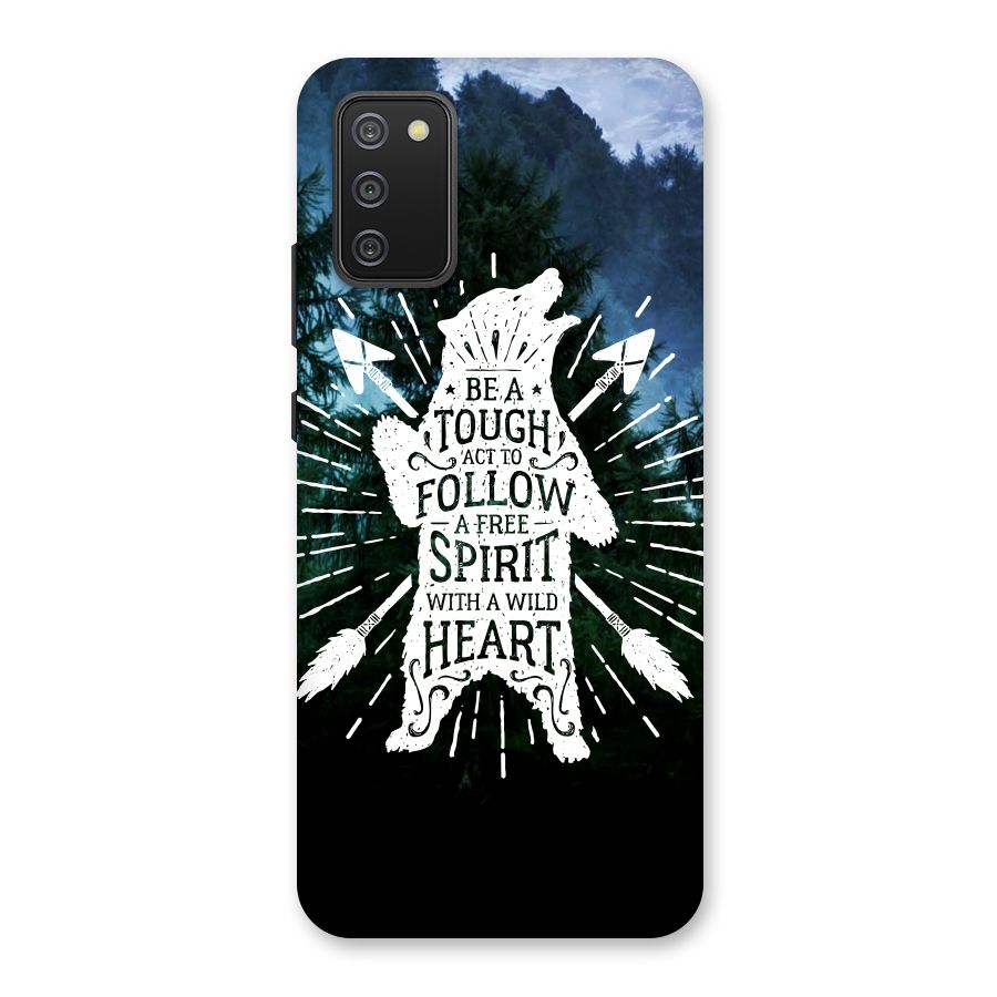 Follow Spirit Heart Back Case for Galaxy M02s