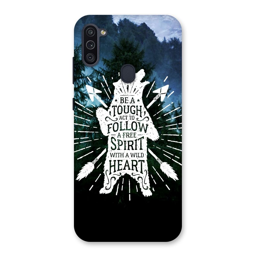 Follow Spirit Heart Back Case for Galaxy M11