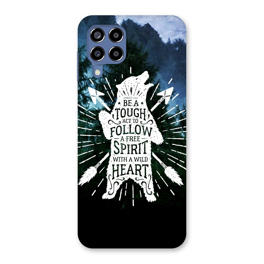 Follow Spirit Heart Back Case for Galaxy M53 5G