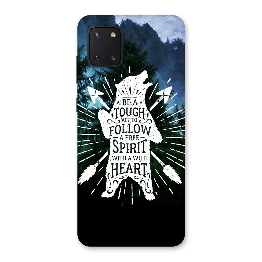 Follow Spirit Heart Back Case for Galaxy Note 10 Lite