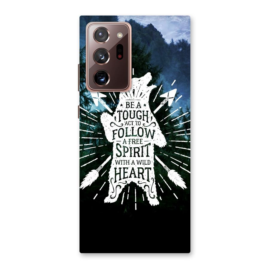 Follow Spirit Heart Back Case for Galaxy Note 20 Ultra