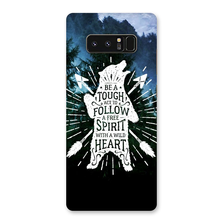 Follow Spirit Heart Back Case for Galaxy Note 8