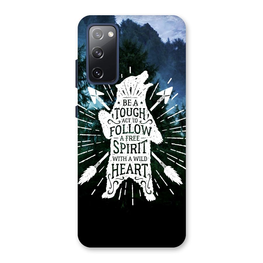 Follow Spirit Heart Back Case for Galaxy S20 FE
