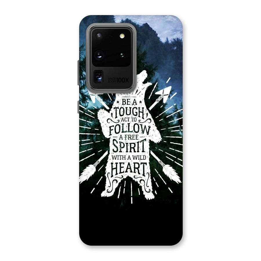 Follow Spirit Heart Back Case for Galaxy S20 Ultra