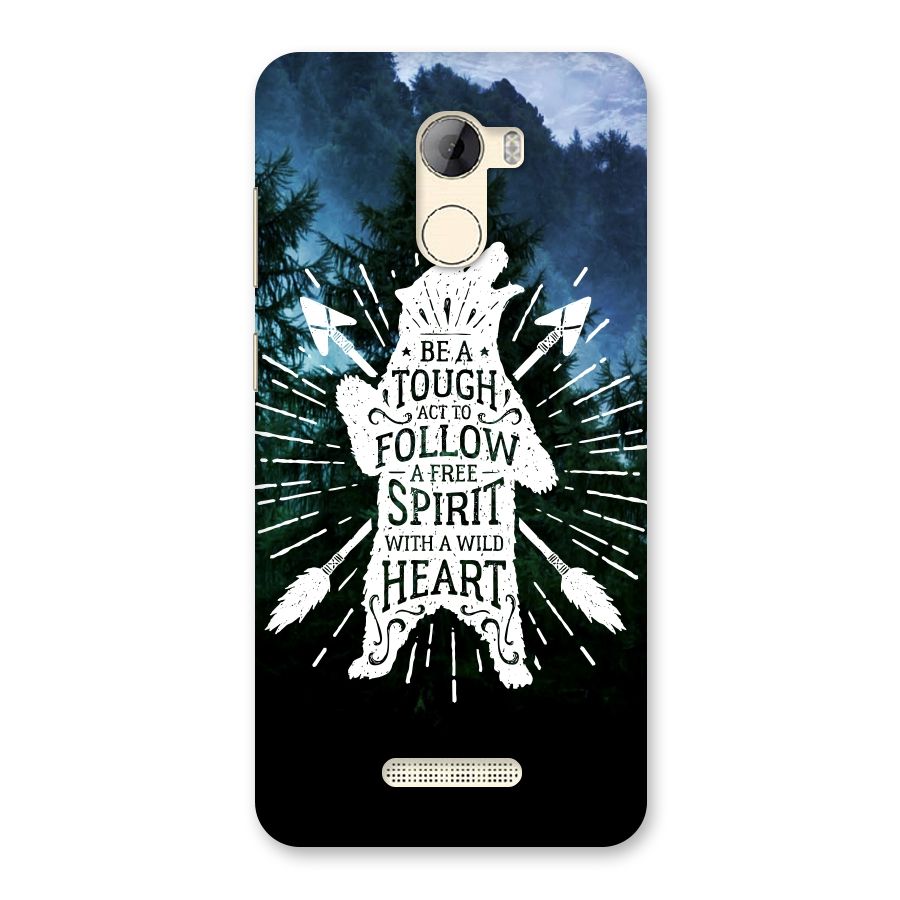 Follow Spirit Heart Back Case for Gionee A1 LIte