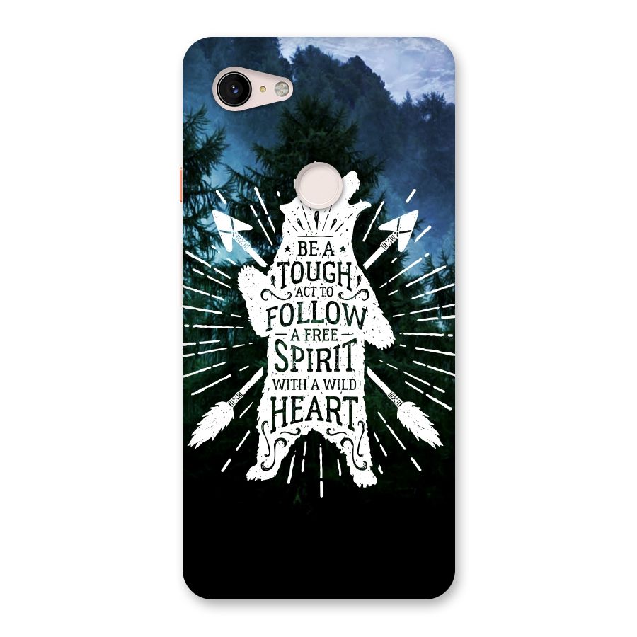 Follow Spirit Heart Back Case for Google Pixel 3 XL
