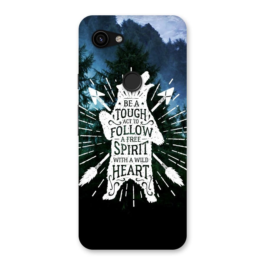 Follow Spirit Heart Back Case for Google Pixel 3a