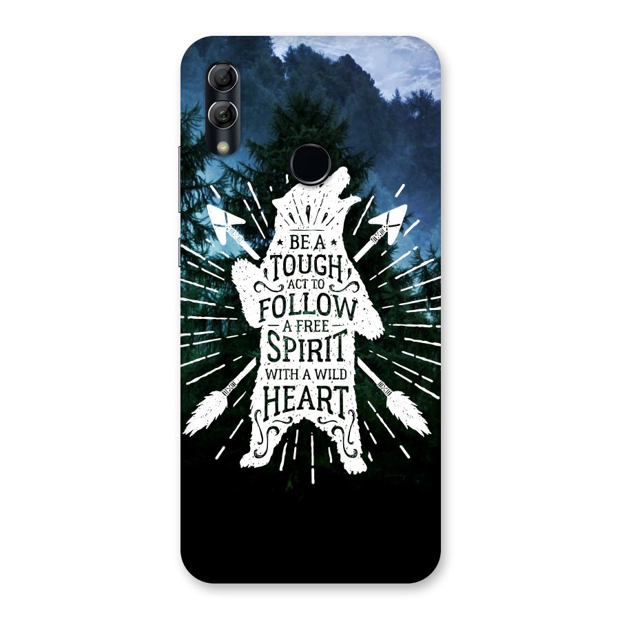 Follow Spirit Heart Back Case for Honor 10 Lite