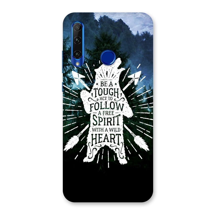Follow Spirit Heart Back Case for Honor 20i