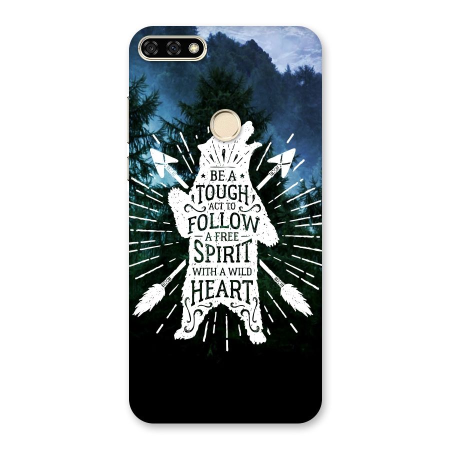 Follow Spirit Heart Back Case for Honor 7A