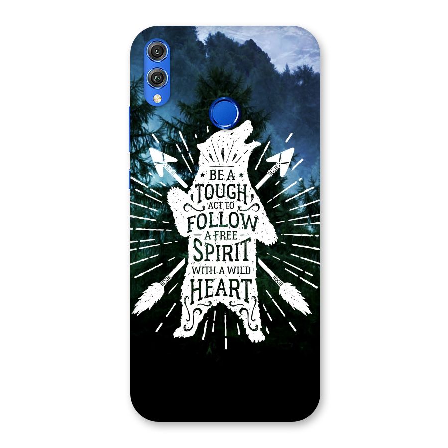 Follow Spirit Heart Back Case for Honor 8X