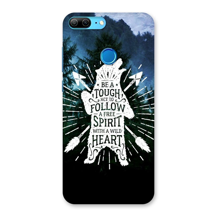 Follow Spirit Heart Back Case for Honor 9 Lite