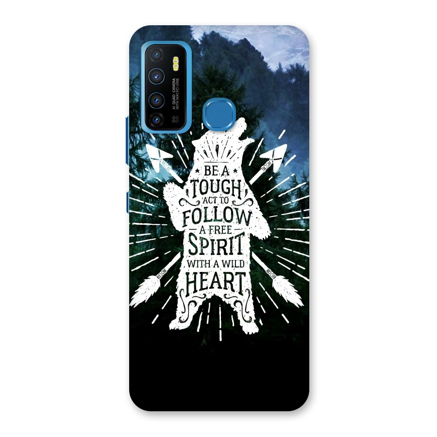 Follow Spirit Heart Back Case for Infinix Hot 9